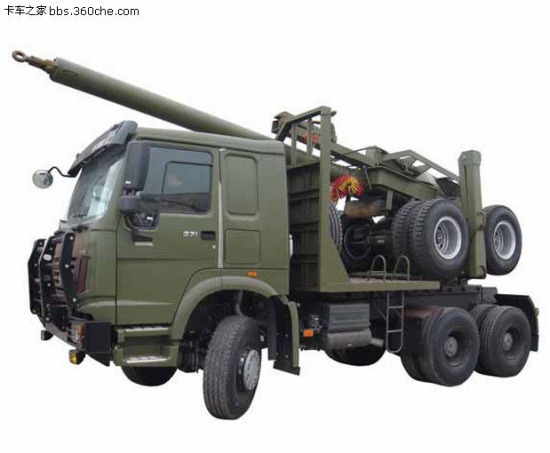 神秘又威武 出口重汽豪沃軍車圖片集錦