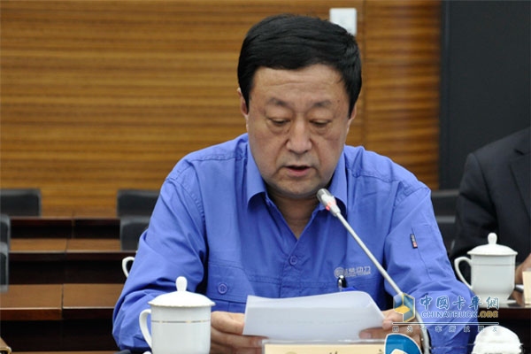 濰柴集團(tuán)黨委書記徐宏介紹企業(yè)發(fā)展