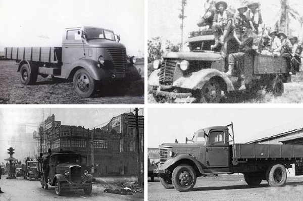 圖16 日產80型卡車(左上)、豐田一型卡車(右上)、94式卡車、日產180卡車.jpg