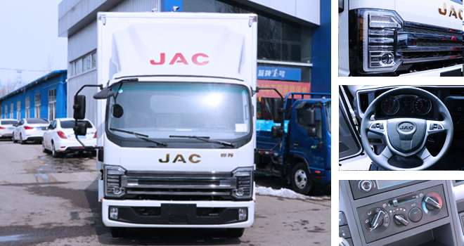 安徽康明斯1號(hào)動(dòng)力+全新外飾 實(shí)拍江淮帥鈴Q6冷藏車