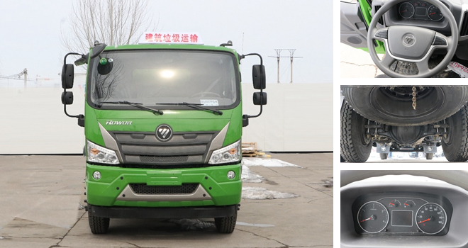 玉柴200馬力+輕量化 實(shí)拍瑞沃金剛王兩軸黃牌工程車(chē)