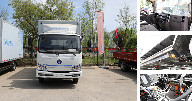 260~300公里實(shí)際續(xù)航 實(shí)拍智藍(lán)輕卡100度電新品