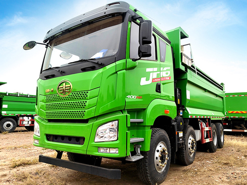 2.25米短軸距+400馬力 解放JH6自卸車實拍解析